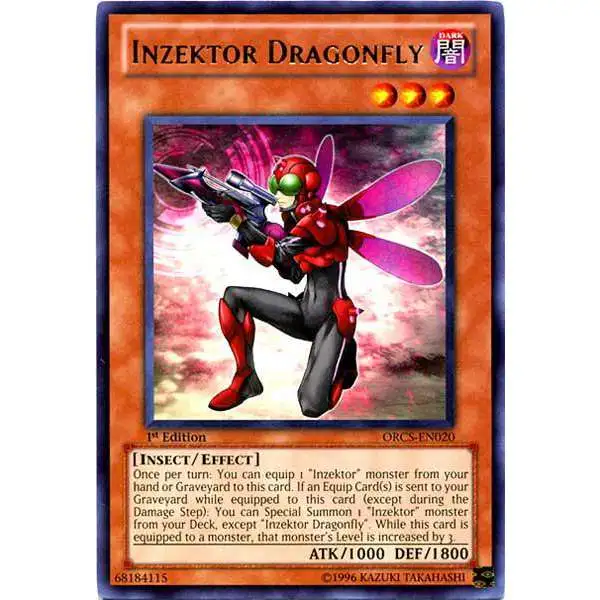 YuGiOh YuGiOh 5D's Order of Chaos Rare Inzektor Dragonfly ORCS-EN020