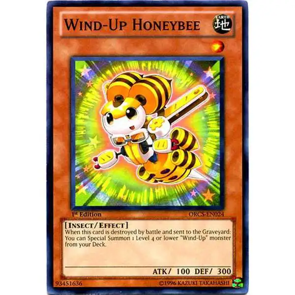 YuGiOh YuGiOh 5D's Order of Chaos Common Wind-Up Honeybee ORCS-EN024