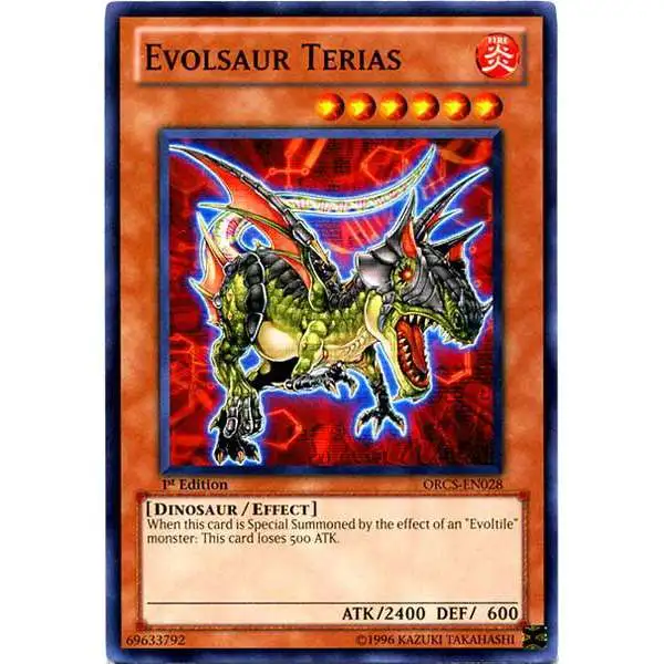 U New Evolsaur Terias ORCS-EN028 Common Yu-Gi-Oh Card 