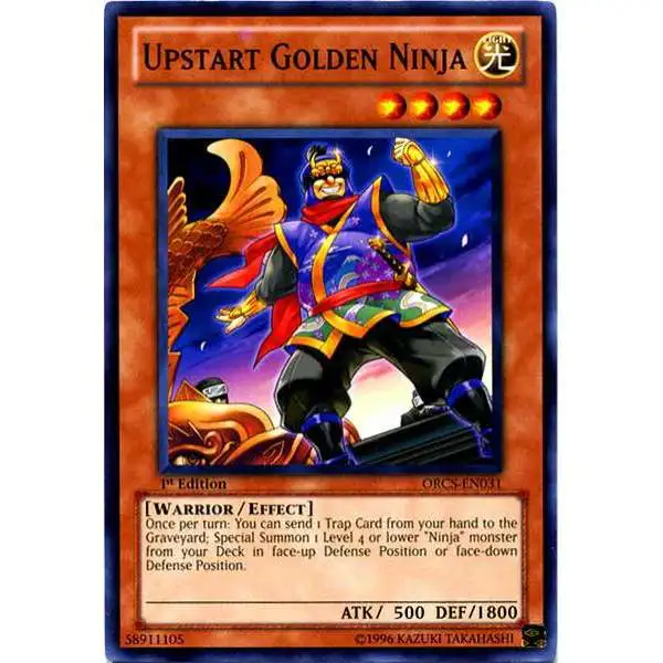 YuGiOh YuGiOh 5D's Order of Chaos Common Upstart Golden Ninja ORCS-EN031