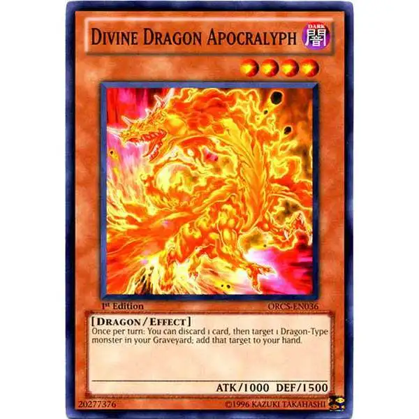 YuGiOh YuGiOh 5D's Order of Chaos Common Divine Dragon Apocralyph ORCS-EN036