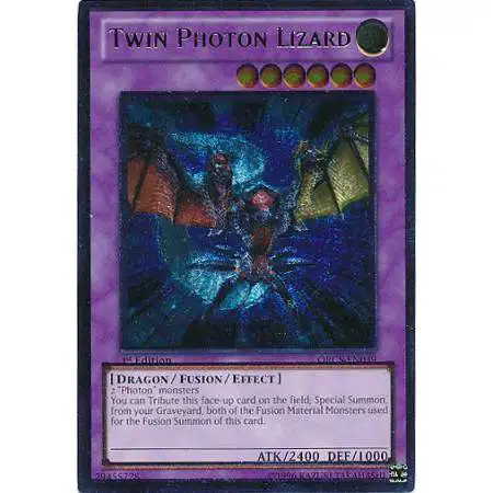 YuGiOh YuGiOh 5D's Order of Chaos Ultimate Rare Twin Photon Lizard ORCS-EN039