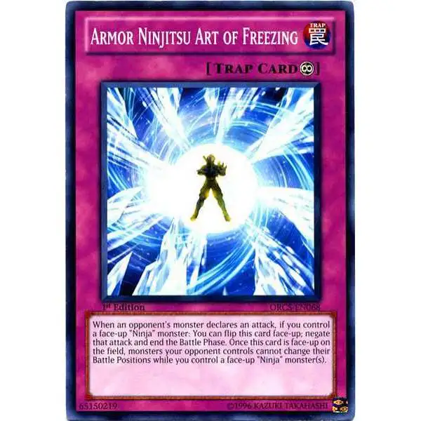 Yu-Gi-Oh! – Armor Ninjitsu Art Of Freezing (ORCS-EN068) – Order Of Chaos, 1. Auflage, Common – Einzelkarte Für Duellanten