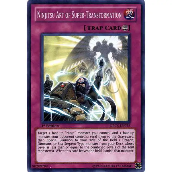 YuGiOh YuGiOh 5D's Order of Chaos Super Rare Ninjitsu Art of Super-Transformation ORCS-EN075