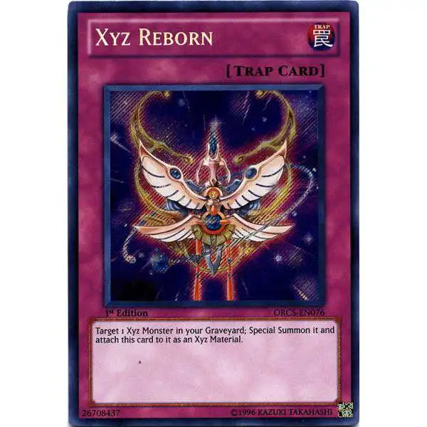 YuGiOh YuGiOh 5D's Order of Chaos Secret Rare Xyz Reborn ORCS-EN076
