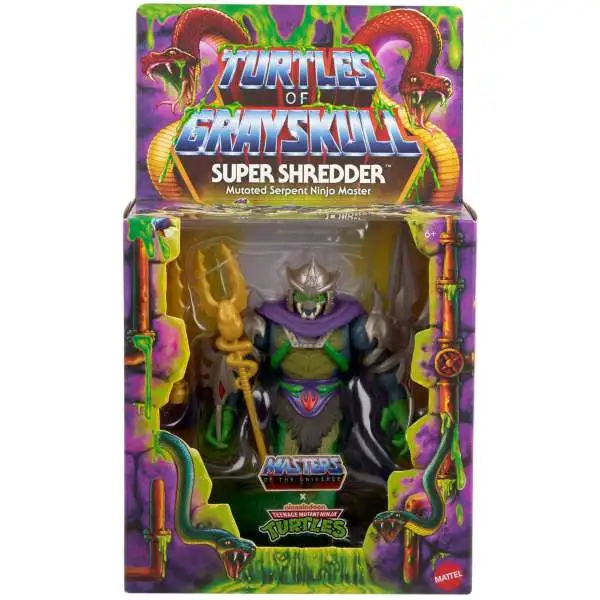 Masters of the Universe Turtles of Grayskull Origins Super Shredder Deluxe Action Figure