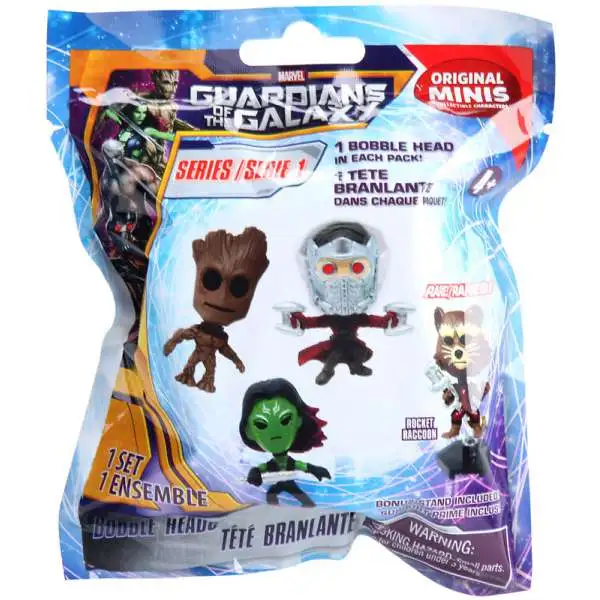 Marvel Original Minis Series 1 Guardians of the Galaxy Bobble Head Mystery Packs