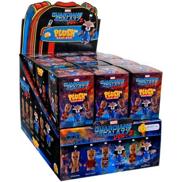 Marvel Original Minis Guardians of the Galaxy Vol. 2 Plush Clip-Ons Mystery Box [24 Packs]