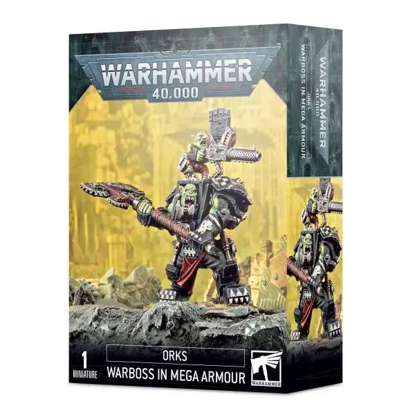 Warhammer 40,000 Warboss in Mega Armour Miniature