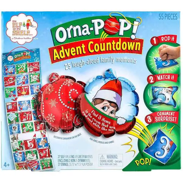 The Elf on the Shelf Orna-POP! Advent Countdown Calendar Set