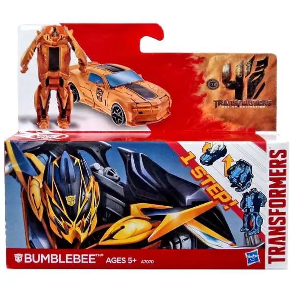 Transformers Age of Extinction 1 Step Changer Bumblebee Action Figure [Boxed]