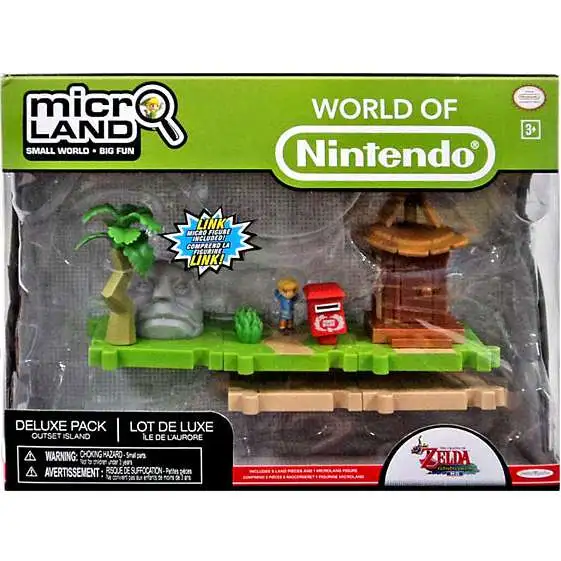 World of Nintendo Legend of Zelda Micro Land Outset Island Deluxe Playset