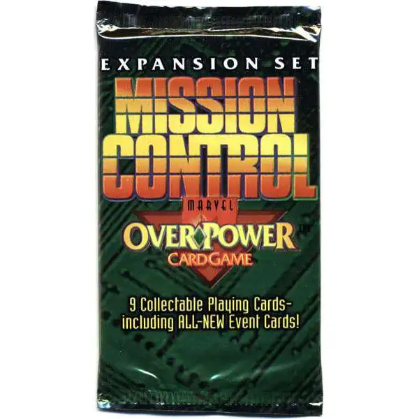 OverPower Card Game Base Set Marvel Mission Control Booster Pack