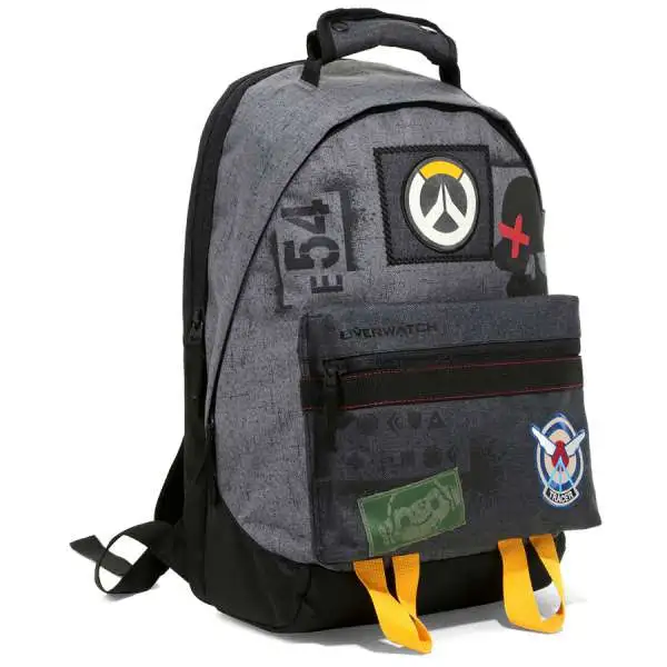 美品 Overwatch mvp laptop Backpack 黒 グレー 美品 Overwatch mvp