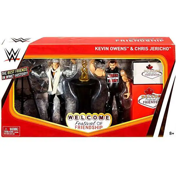 WWE Wrestling Battle Pack Epic Moments Kevin Owens & Chris Jericho Action Figure 2-Pack [Festival of Friendship]