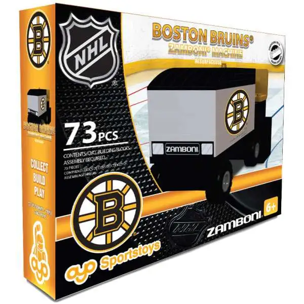 NHL Boston Bruins Zamboni Machine Minifigure Set