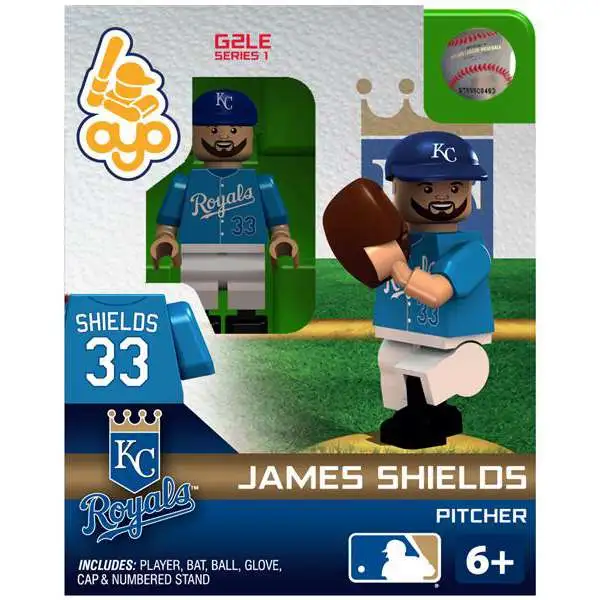 Kansas City Royals MLB Generation 2 Series 1 James Shields Minifigure