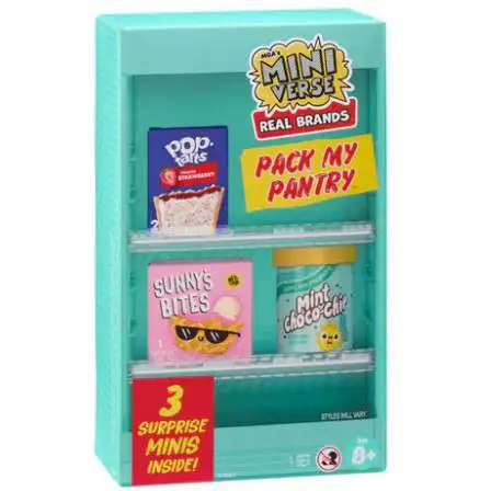 Miniverse Real Brands Pack My Pantry Mystery Set [3 Surprise Minis Inside!]