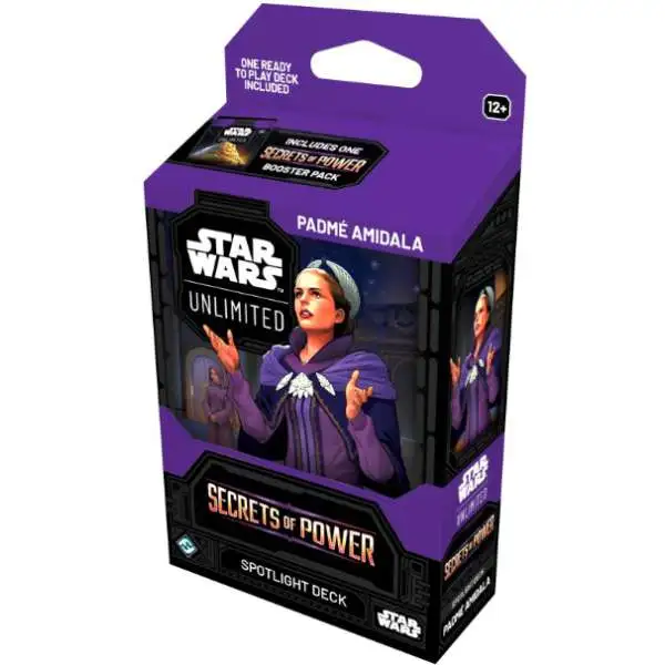 Star Wars: Unlimited Trading Card Game Secrets of Power Padme Amidala Spotlight Deck [50 Cards, Plus 1 Booster Pack]