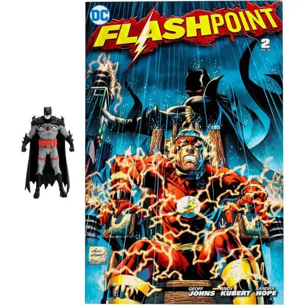 McFarlane Toys DC Page Punchers Batman Action Figure & Comic Book [Flashpoint]