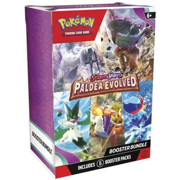 Pokemon Scarlet & Violet Paldea Evolved Booster Bundle [6 Packs]