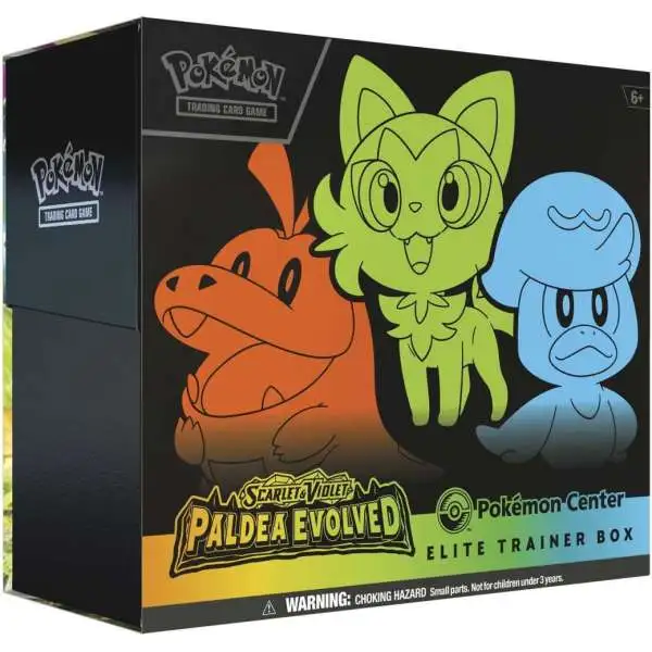 Pokemon Scarlet & Violet Paldea Evolved Exclusive Elite Trainer Box PLUS [11 Booster Packs, 2 Foil Promo Cards, 65 Card Sleeves & More]