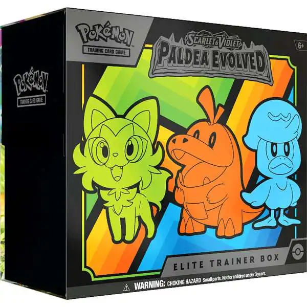 Pokemon Scarlet & Violet Paldea Evolved Elite Trainer Box [9 Booster Packs, 1 Foil Promo Card, 65 Card Sleeves & More]