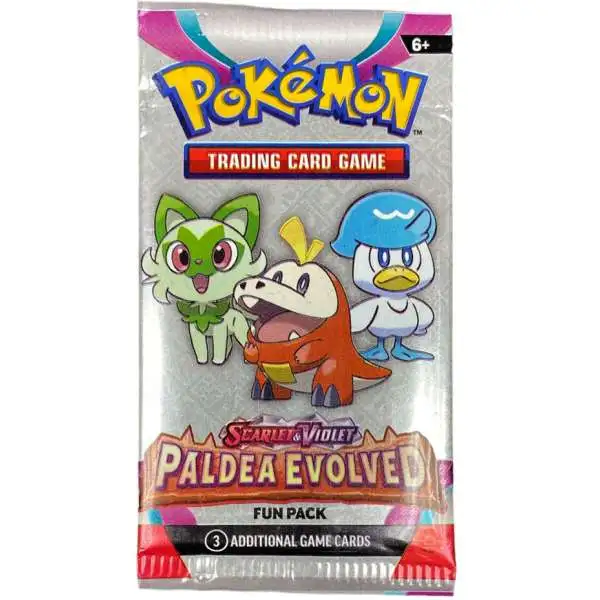 Pokemon Paldea Evolved Fun Pack [3 Cards]