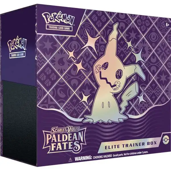 Pokemon Scarlet & Violet Paldean Fates Elite Trainer Box [9 Booster Packs, 1 Foil Promo Card, 65 Card Sleeves & More]