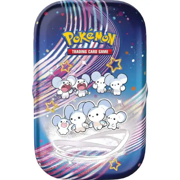 Pokemon Scarlet & Violet Paldean Fates Maushold Mini Tin [2 Booster Packs & Art Card]