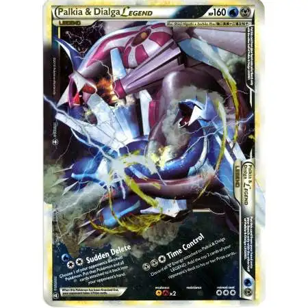 Pokemon Trading Card Game Promo Palkia & Dialga Legend #102 [Oversized] [Lightly Played]