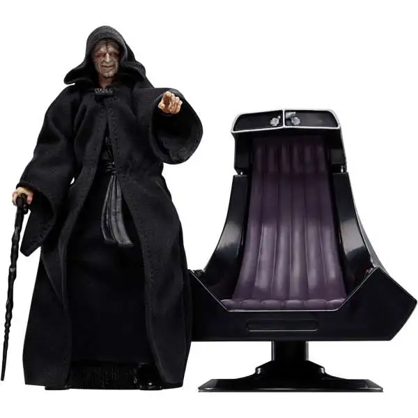 Star Wars Return of the Jedi Black Series Emperor Palpatine & Throne Action Figure (Pre-Order ships March)