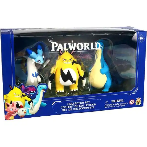 Palworld Collector Set Chillet, Grizzbolt Relaxasaurus 3 Figure 3