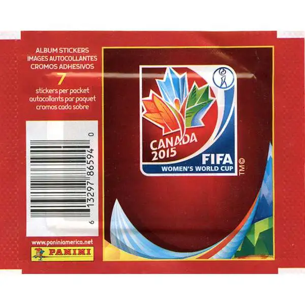 FIFA World Cup 2015 Canada Women's World Cup Sticker Pack