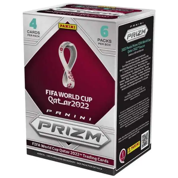 FIFA World Cup Prizm 2022 Qatar Soccer Trading Card BLASTER Box [6 Packs]