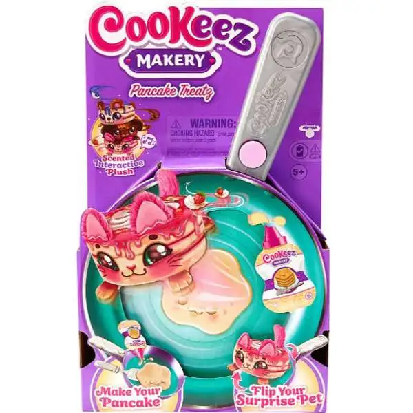 Cookeez Makery Bake Your Own Plush PANCAKE Treatz (Frying Pan) Mystery Pack [1 RANDOM Scented Character]