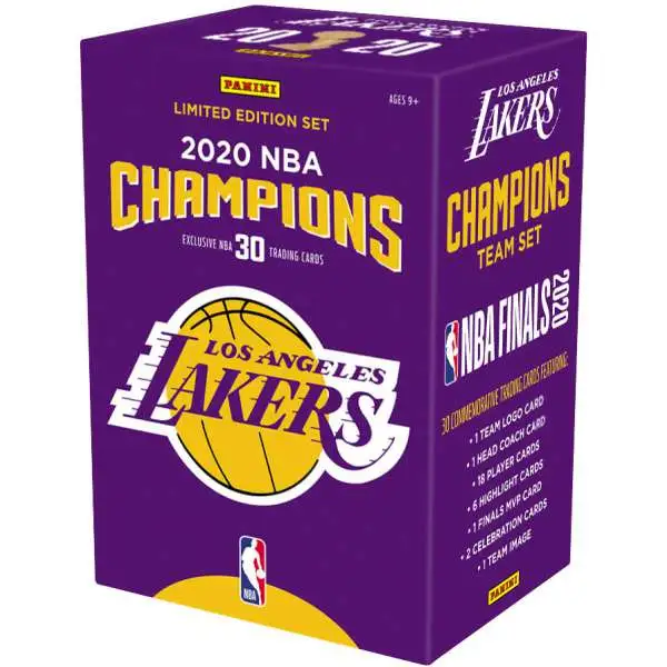 NBA Panini 2020 Champions Basketball Los Angeles Lakers Trading Card Team Set [30 Cards, Limited Edition]