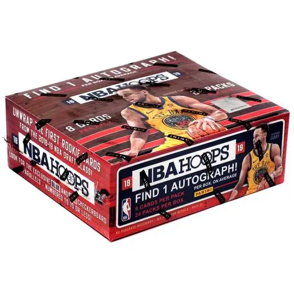 NBA Panini 2018-19 Hoops Basketball Trading Card RETAIL Box [24 Packs]