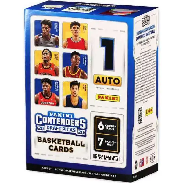 College Panini 2020-21 Contenders Draft Picks Basketball Trading Card BLASTER Box [7 Packs, 1 Autograph!]