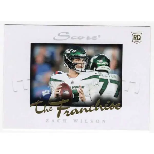 NFL 2021 Panini Instant Score The Franchise Zach Wilson F24 [Rookie]