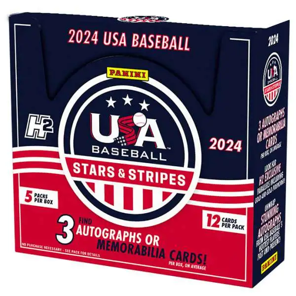 Team USA Panini 2024 Stars Stripes Baseball Trading Card BLASTER Box 7