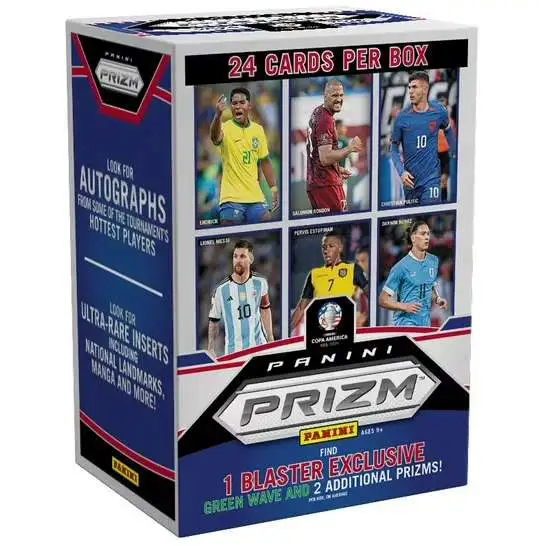 Prizm Panini Copa America Soccer Trading Card BLASTER Box [6 Packs]