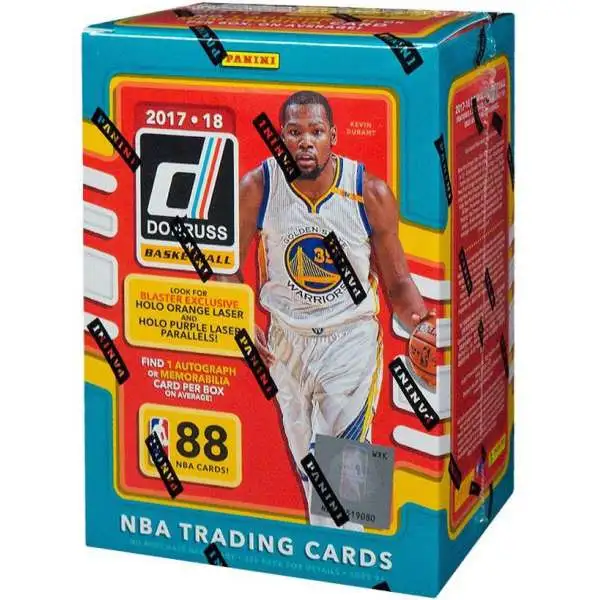 NBA Panini 2017-18 Donruss Basketball Trading Card BLASTER Box [11 Packs, 1 Autograph OR Memorabilia Card]