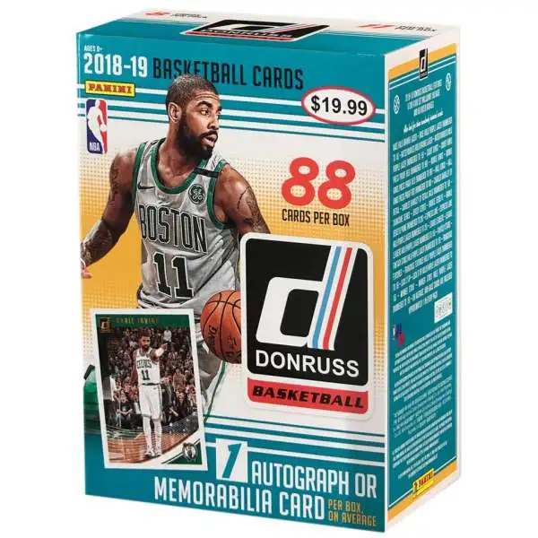 NBA Panini 2018-19 Donruss Basketball Trading Card BLASTER Box [11 Packs, 1 Autograph OR Memorabilia Card]