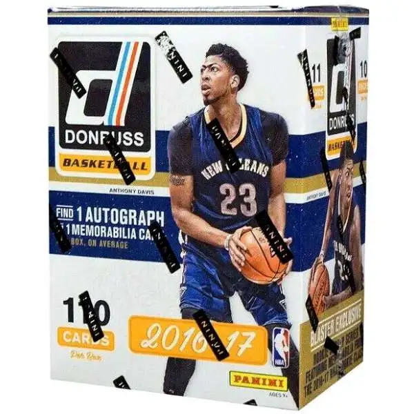NBA Panini 2016-17 Donruss Basketball Trading Card BLASTER Box [10 Packs, 1 Autograph OR Memorabilia Card!]