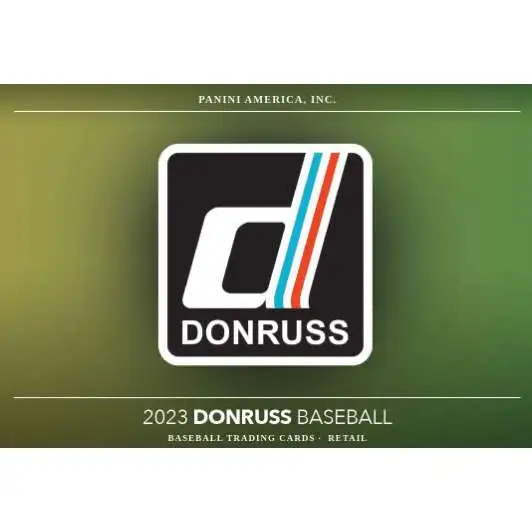 MLB Panini 2023 Donruss Baseball Trading Card BLASTER Box [6 Packs, 12 Holo Purples & 6 Rapture Parallels ]