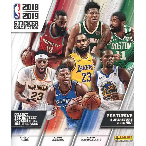 NBA Basketball Panini 2018-19 Basketball Sticker Collection Album