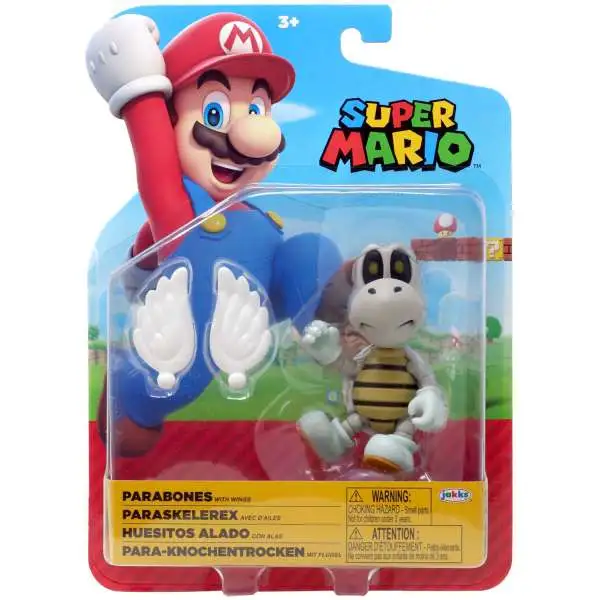 World of Nintendo Super Mario Wave 42 Parabones Action Figure [with Wings]