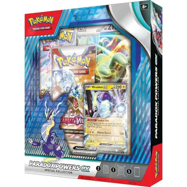 Pokemon Trading Card Game Roaring Moon ex Box 4 Booster Packs More ...
