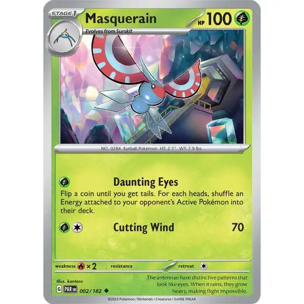 Pokemon Trading Card Game Paradox Rift Uncommon Masquerain #2